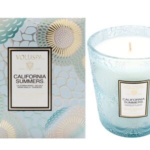 Set of 3- Voluspa California Summers Candle - Blue